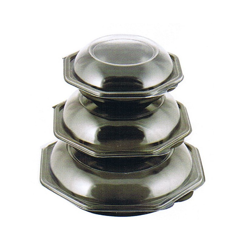 Schalen Octabol + Scharnier 23/23/70mm schwarz - 34 St.